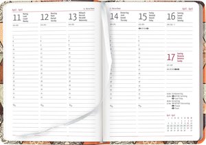 Ladytimer Midi Oriental 2024 - Taschen-Kalender 12x17 cm - Muster - mit Mattfolie - Notiz-Buch - Weekly - 192 Seiten - Alpha Edition