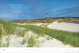 Deutschlands Küsten - Ein literarischer Spaziergang Kalender 2026 - Ein literarischer Spaziergang