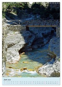 Naturerlebnis Samaria Schlucht auf Kreta (Wandkalender 2024 DIN A3 hoch), CALVENDO Monatskalender