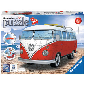 Ravensburger 3D Puzzle 12516 - Volkswagen T1 - Surfer Edition - Der beliebte VW Bulli mit Surfbrett - für Erwachsene und Kinder ab 8 Jahren
