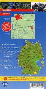 ADFC-Regionalkarte München Alpenvorland mit Tagestouren-Vorschlägen
