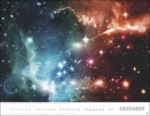 Das Universum Posterkalender 2024. Fotokalender mit Spiralgalaxien und Nachbarplaneten. Wand-Kalender 2024 Posterformat mit Fotos unter anderem vom Hubble-Weltraumteleskop.
