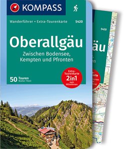 KOMPASS Wanderführer 5420 Oberallgäu, Zwischen Bodensee, Kempten und Pfronten