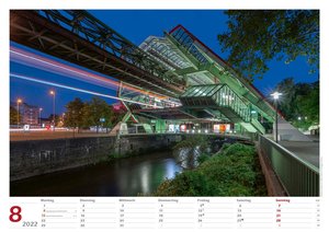 Wuppertaler Schwebebahn 2022 Bildkalender A3 Spiralbindung