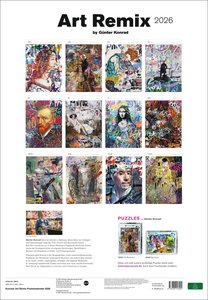 Konrad Art Remix Posterkalender 2026