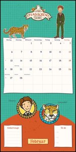Schule der magischen Tiere 2023 - Broschürenkalender für Kinder - Format 30 x 30