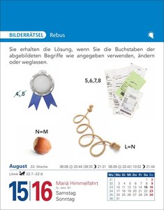 Brain Jogging Tagesabreißkalender 2026