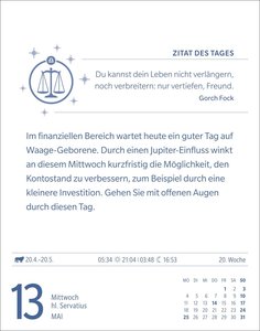 Waage Sternzeichenkalender 2026