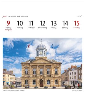 Schottland Sehnsuchtskalender 2025 - Wochenkalender mit 53 Postkarten