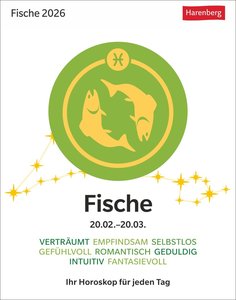 Fische Sternzeichenkalender 2026