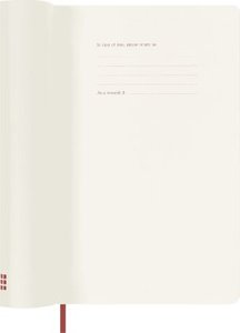 Moleskine 12 Monate Wochen Notizkalender 2024 - Precious & Ethical, Large/A5, Boa Rot