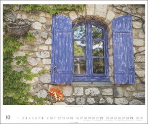 Provence Kalender 2023. Traumhafte Lavendelfelder und kleine Dörfer in einem großen Wandkalender. Ein Blickfang für jeden Raum. Foto-Kalender im Großformat.