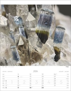 Mineralien Kalender 2026
