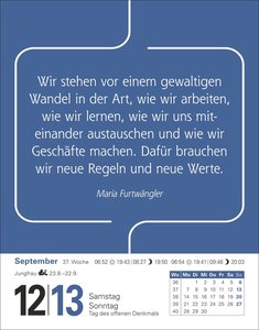 Zitate Tagesabreißkalender 2026