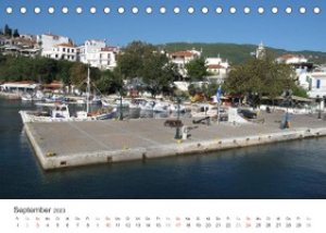 Sporadeninsel Skiathos (Tischkalender 2023 DIN A5 quer)