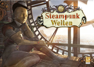 Steampunk Welten (Wandkalender 2023 DIN A2 quer)
