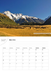 360° Neuseeland Broschürenkalender 2024