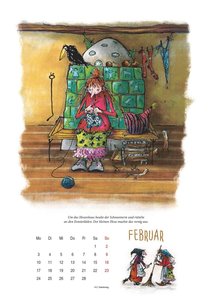 Der Otfried-Preußler-Kalender 2025 – Wandkalender für Kinder – Mit Räuber Hotzenplotz, Kleiner Hexe und Co. – 29,7 x 42 cm – Spiralbindung