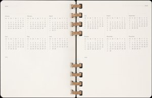 Moleskine 12 Monats Life Kalender mit Spiralbindung 2025, XL, Wochen-Monatskalender