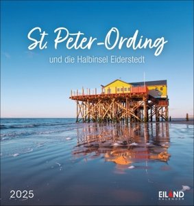 St. Peter-Ording und die Halbinsel Eiderstedt Postkartenkalender 2025