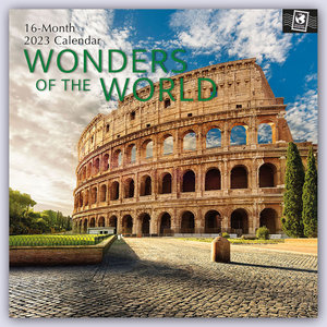 Wonders of the World - Wunder der Welt 2023 - 16-Monatskalender