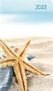 Ladytimer Slim Sea Star 2023 - Taschen-Kalender 9x15,6 cm - Seestern - Weekly - 128 Seiten - Notiz-Buch - Alpha Edition