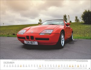 Legendäre Autos Posterkalender 2025