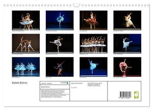 Ballett Bühne (Wandkalender 2024 DIN A3 quer), CALVENDO Monatskalender