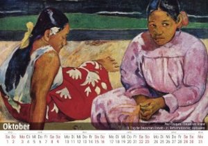 Werke von Paul Gauguin 2022 - Timokrates Kalender, Tischkalender, Bildkalender - DIN A5 (21 x 15 cm)