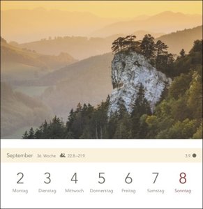 Wanderglück Postkartenkalender 2024. Foto-Kalender für Gipfelstürmer. Wiesen, Wälder und die höchsten Berge auf 53 Postkarten, ein dekorativer Tischkalender für Naturfreunde