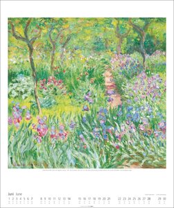 Claude Monet Im Garten Kalender 2026