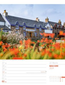 Schottland - Zwischen Highlands und Hebriden - Wochenplaner Kalender 2024
