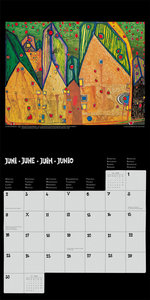 Hundertwasser Broschürenkalender Art 2025