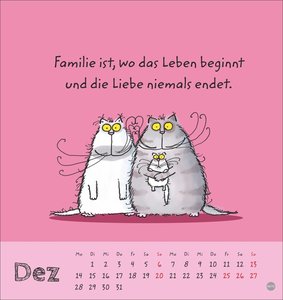 Catzz Postkartenkalender 2026