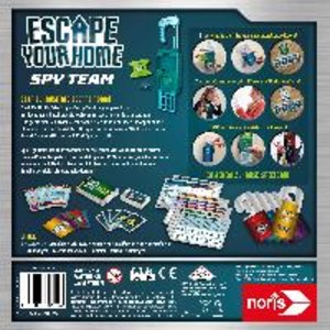Noris 606101975 - Escape Room Family Edition, Escape Your Home Spy Team, 6 spannende Missionen