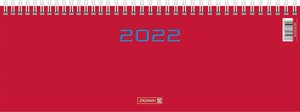 Wochenkalender Modell 772, 2022, Karton-Einband rot