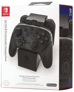 PowerA Pro Controller Charger, Ladegeraet für Nintendo Switch, black
