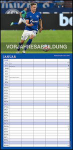FC Schalke 04 2023 - Fanterminer - Fan-Kalender - Fußball-Kalender - 22x45 - Sport