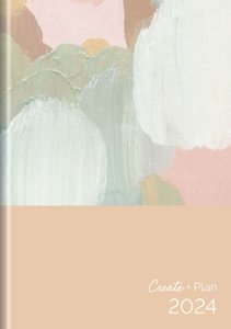 Buchkalender Create & Plan Pastell 2024