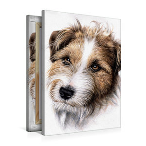 Premium Textil-Leinwand 50 cm x 75 cm hoch Jack Russell Terrier