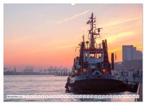 Hamburg - eine Bilderreise durch die Hansestadt (hochwertiger Premium Wandkalender 2024 DIN A2 quer), Kunstdruck in Hochglanz