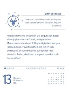 Steinbock Sternzeichenkalender 2026