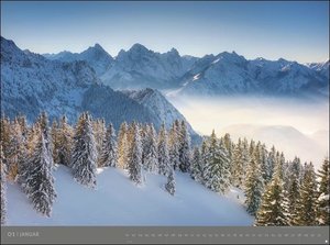 Alpen - Edition Alexander von Humboldt Kalender 2024
