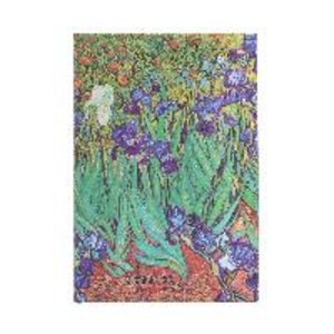 Paperblanks 18-Monatskalender 2023 Van Goghs Schwertlilien Mini Horizontal. 01. Juli 2022 bis 31. Dezember 2023