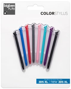 COLOR STYLUS, Stylus Set Rainbow, 8er Pack, für Nintendo 3DS XL/new3DS XL