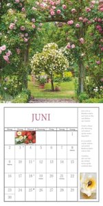 Freude im Garten 2025 - Broschürenkalender - mit informativen und poetischen Gartentexten - Format 30 x 30 cm