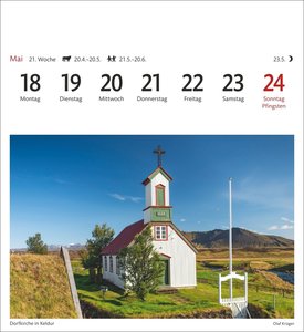 Island Sehnsuchtskalender 2026