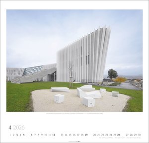 Moderne Architektur Kalender 2026