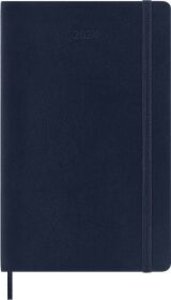 Moleskine 12 Monate Tageskalender 2024, Large/A5, Saphir