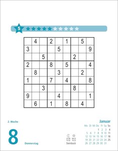 Stefan Heine Sudoku mittel Tagesabreißkalender 2026
